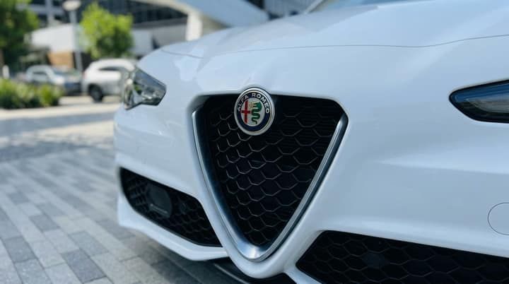 White Alfa Romeo Giulia rental in Los Angeles — photo 3