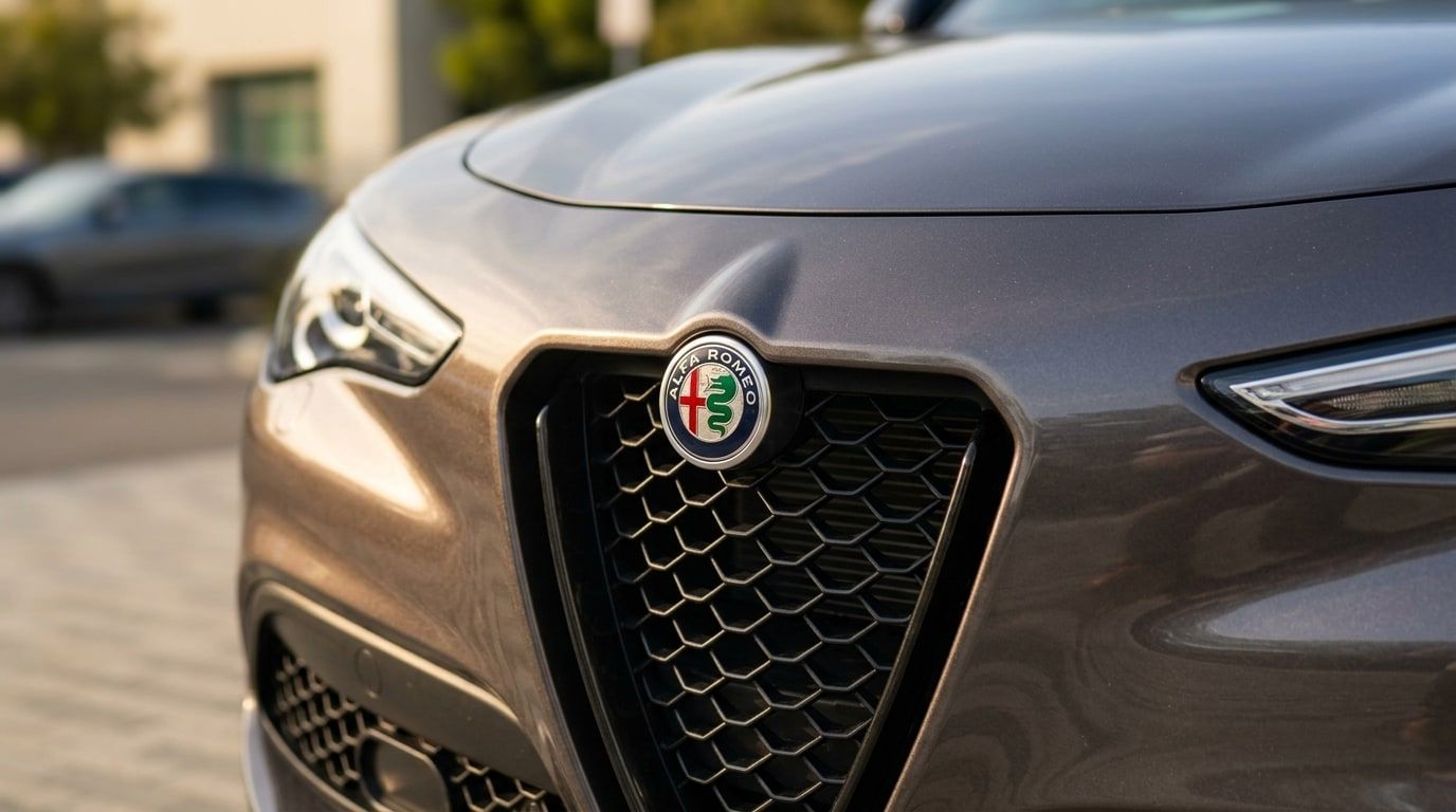 Grey Alfa Romeo Stelvio, photo 3 of 3