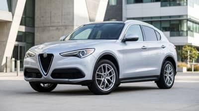 Alfa Romeo Stelvio Silver rental in Los Angeles