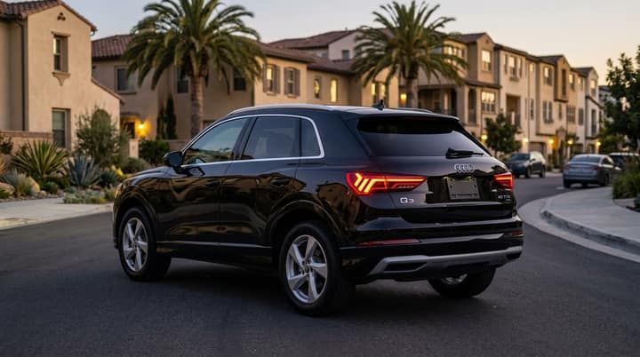 Black Audi Q3 rental in Los Angeles — photo 2