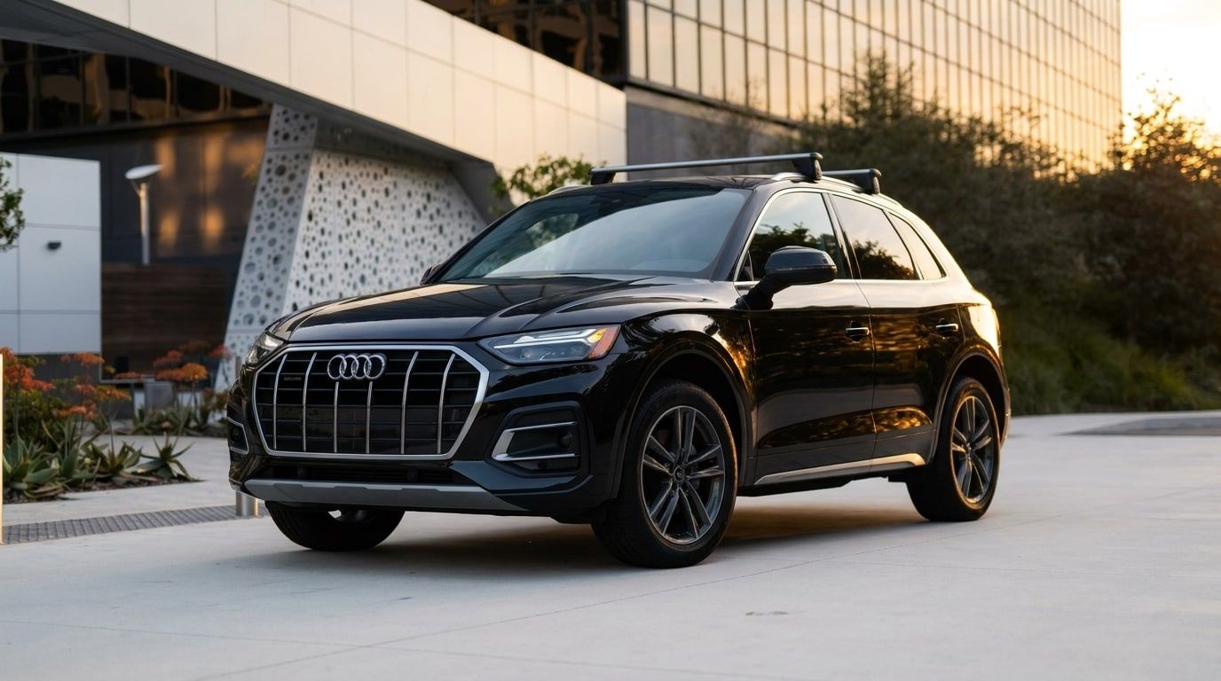 Black Audi Q5, photo 1 of 3