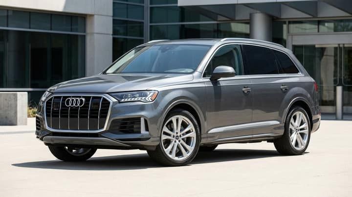 Grey Audi Q7