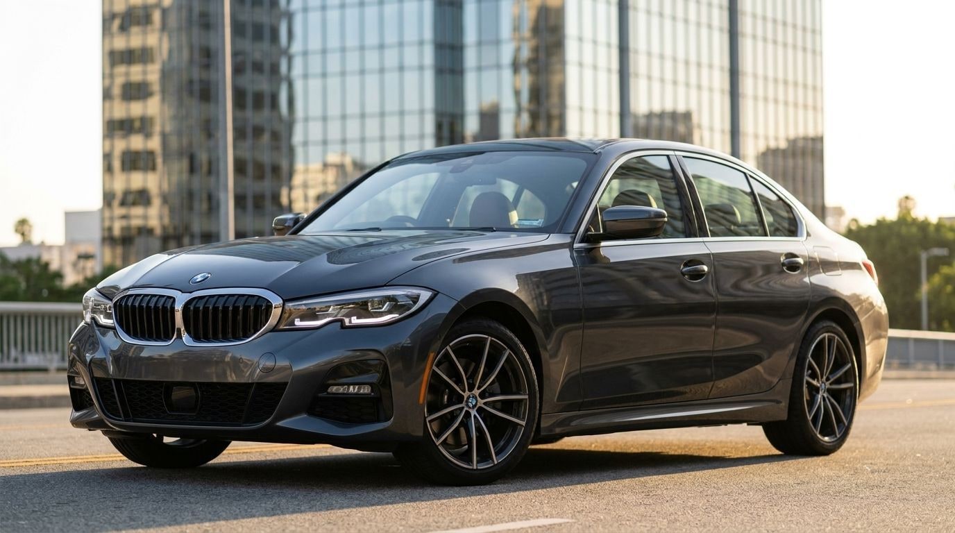 Grey BMW 3 Series, photo 1 of 6