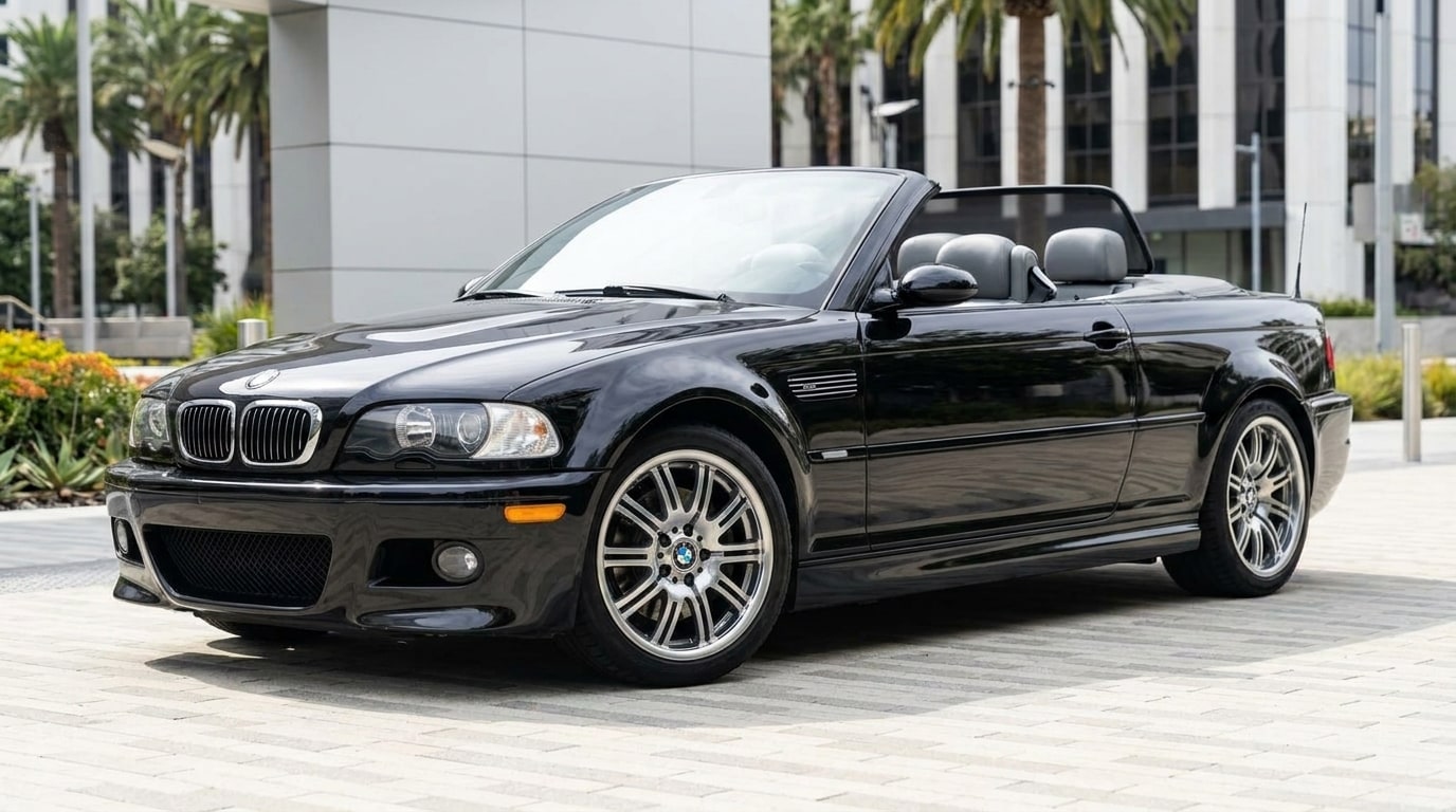 Black BMW M3 Convertible, photo 1 of 3