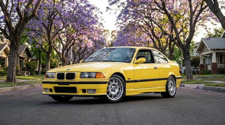 BMW M3 rental in Los Angeles