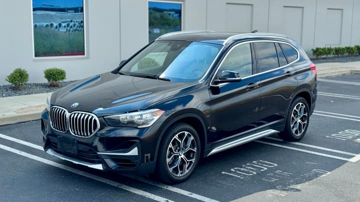 Black BMW X1 rental in Los Angeles