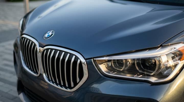 Blue BMW X1 rental in Los Angeles — photo 3