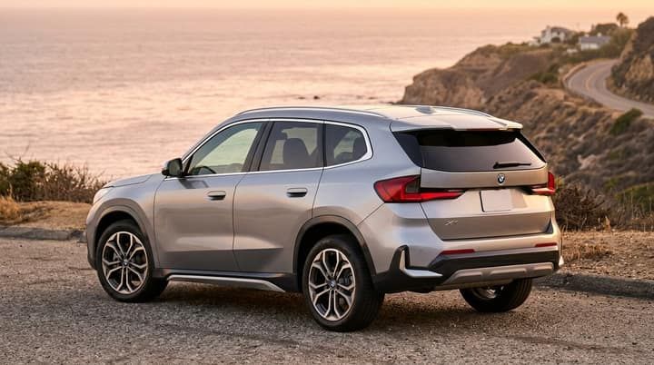 Silver BMW X1 rental in Los Angeles — photo 2