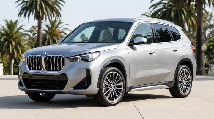 Silver BMW X1