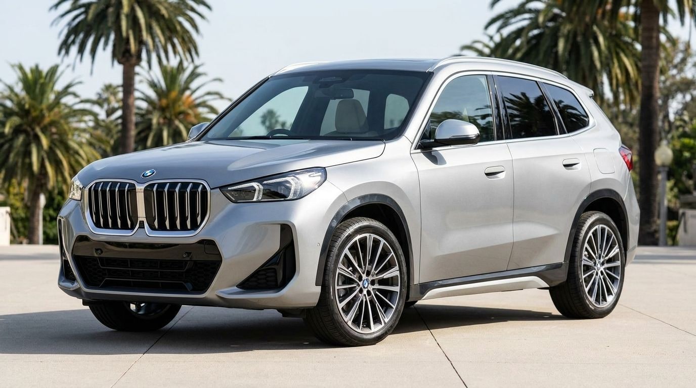 Silver BMW X1, photo 1 of 3
