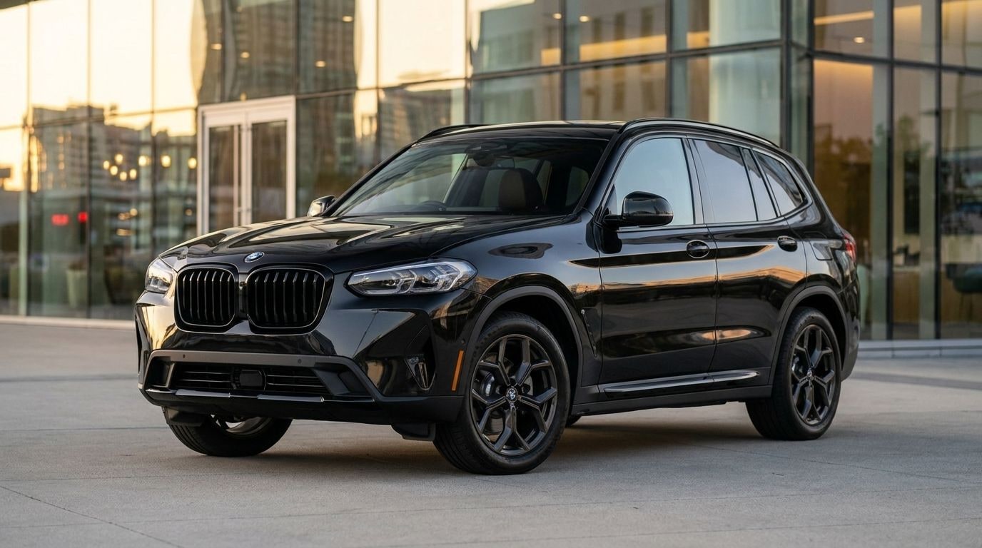 Black BMW X3, photo 1 of 6