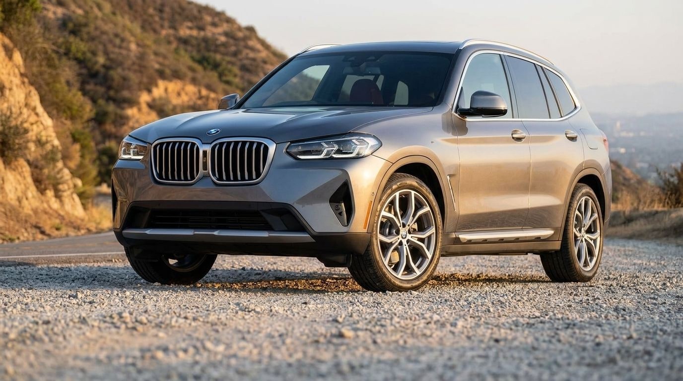 Grey BMW X3, photo 1 of 6