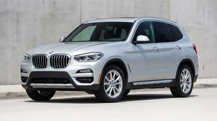 Silver BMW X3