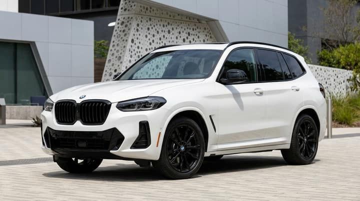 White BMW X3