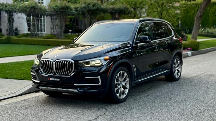 Black BMW X5 rental in Los Angeles