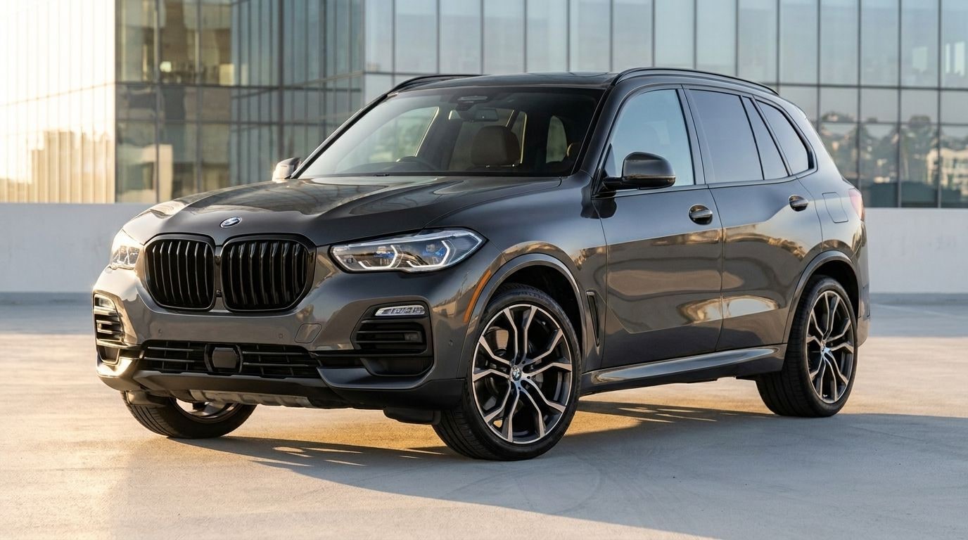 Grey BMW X5, photo 1 of 6