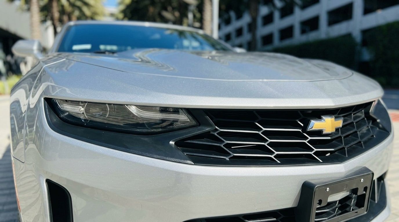 Silver Chevrolet Camaro Convertible, photo 3 of 3