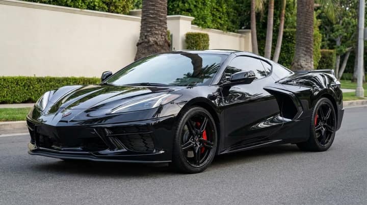 Black Chevrolet Corvette