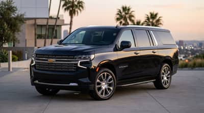 Chevrolet Suburban Black rental in Los Angeles
