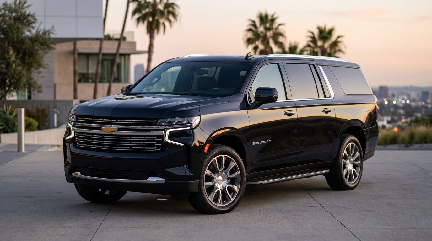 Black Chevrolet Suburban, photo 1 of 6