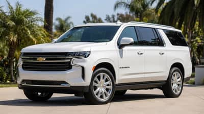 Chevrolet Suburban White rental in Los Angeles