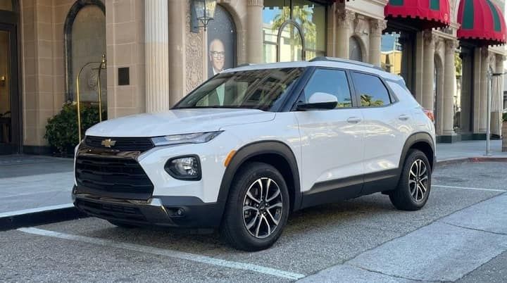 White Chevrolet Trailblazer rental in Los Angeles