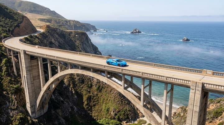 Up the Coast From Los Angeles in a Corvette: Malibu, Santa Barbara, Big Sur