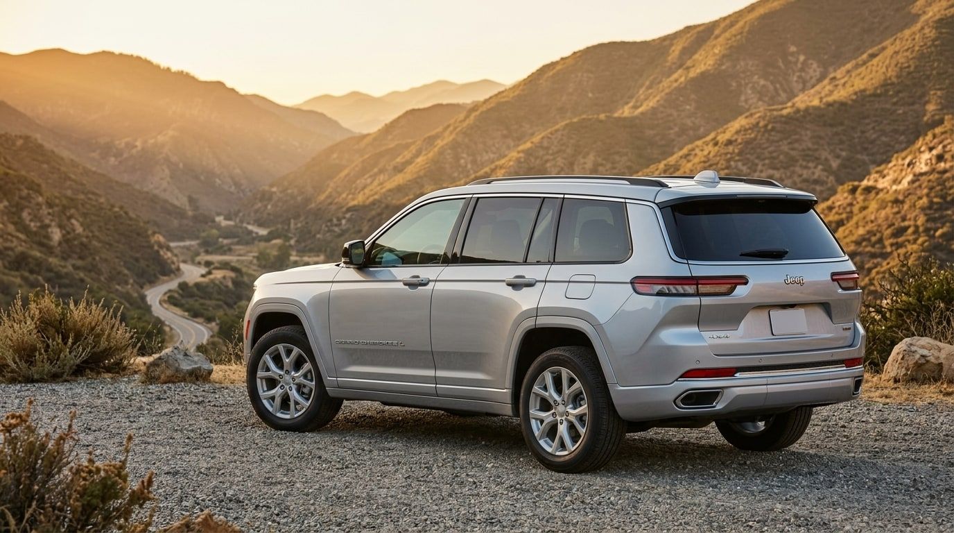 Silver Jeep Grand Cherokee L, photo 2 of 3