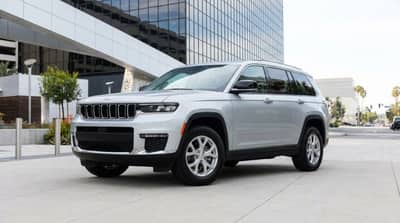 Jeep Grand Cherokee L Silver rental in Los Angeles