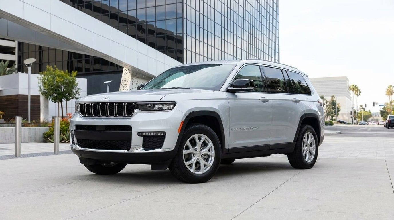 Silver Jeep Grand Cherokee L, photo 1 of 3