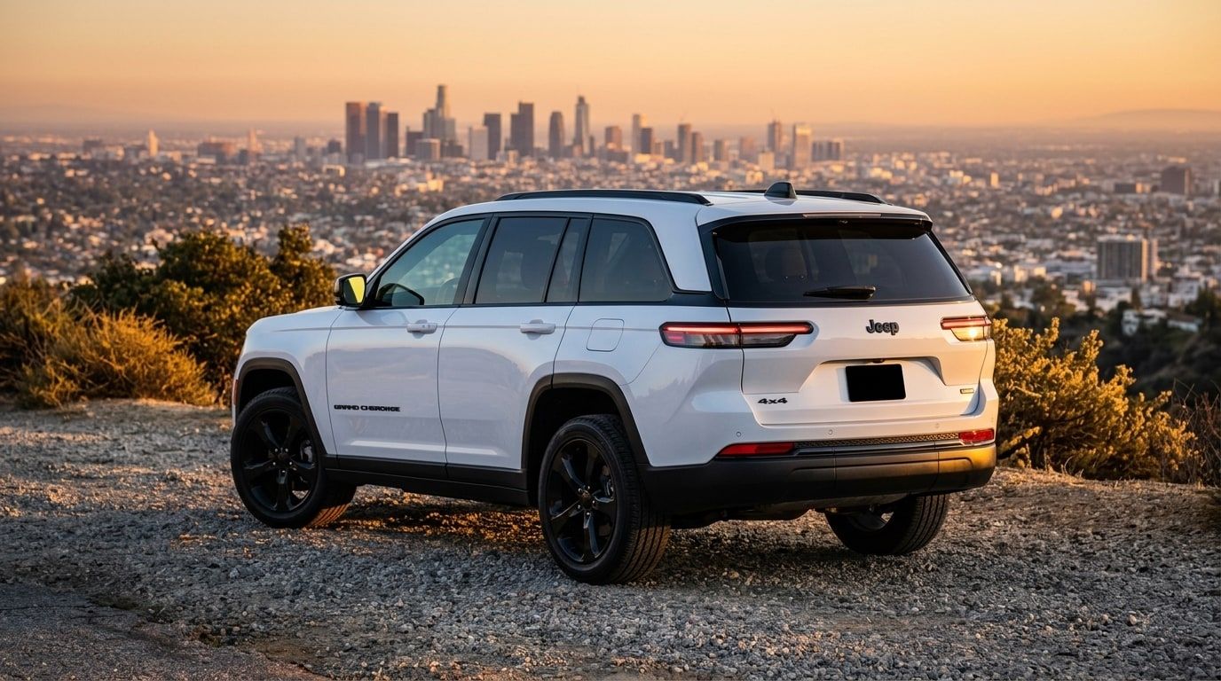 White Jeep Grand Cherokee, photo 2 of 3