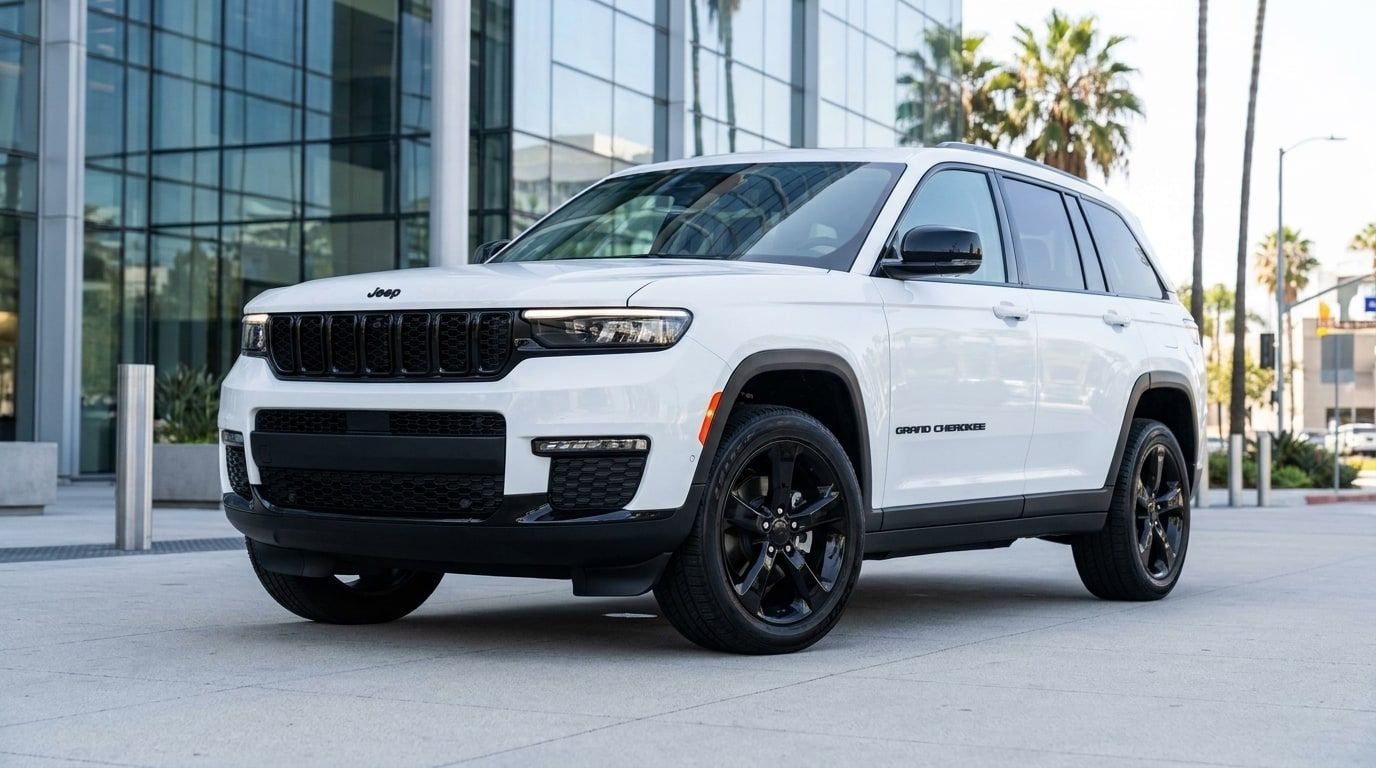 White Jeep Grand Cherokee, photo 1 of 3