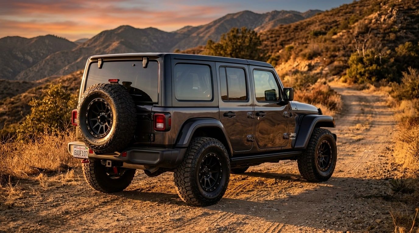Black Jeep Wrangler, photo 2 of 3