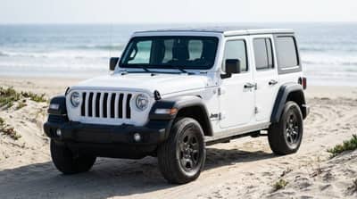 Jeep Wrangler White rental in Los Angeles