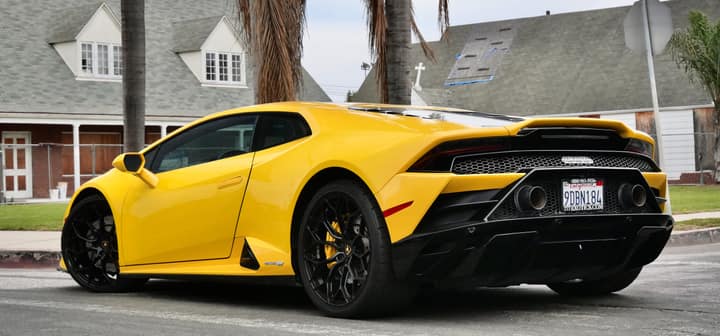 Lamborghini Huracán Evo rental in Los Angeles