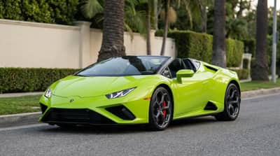 Lamborghini Huracan Evo Spider rental in Los Angeles