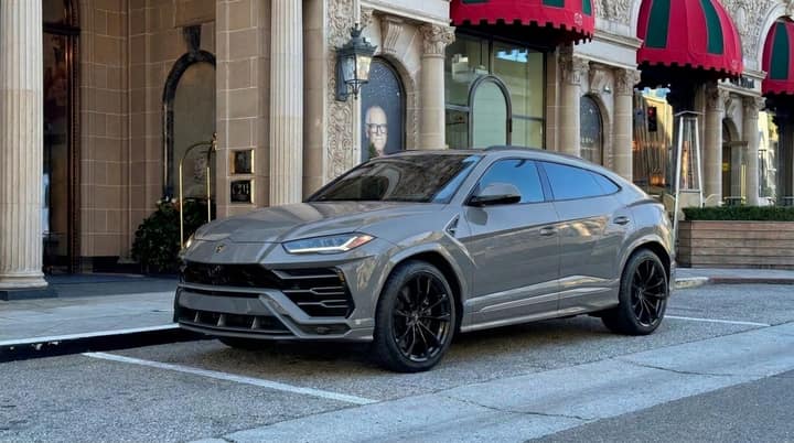 Grey Lamborghini Urus