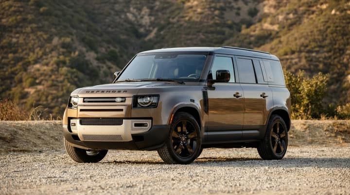 Bronze Land Rover Defender