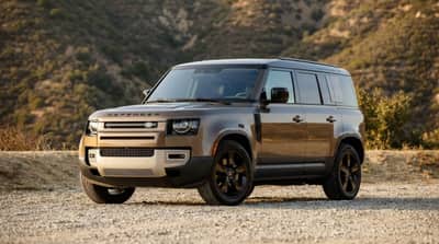 Land Rover Defender Bronze rental in Los Angeles