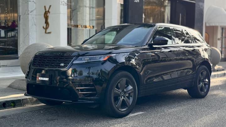Black Land Rover Range Rover Velar rental in Los Angeles