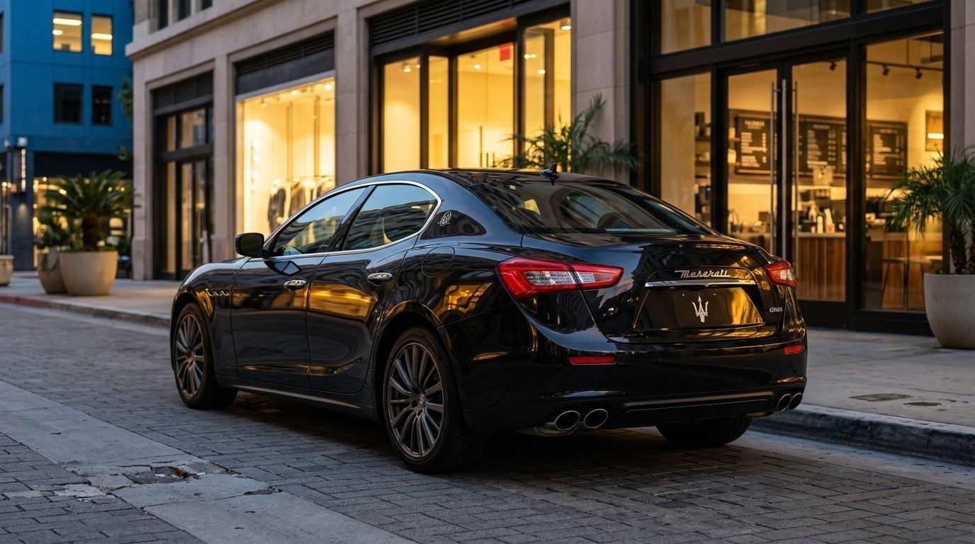 Black Maserati Ghibli, photo 2 of 3