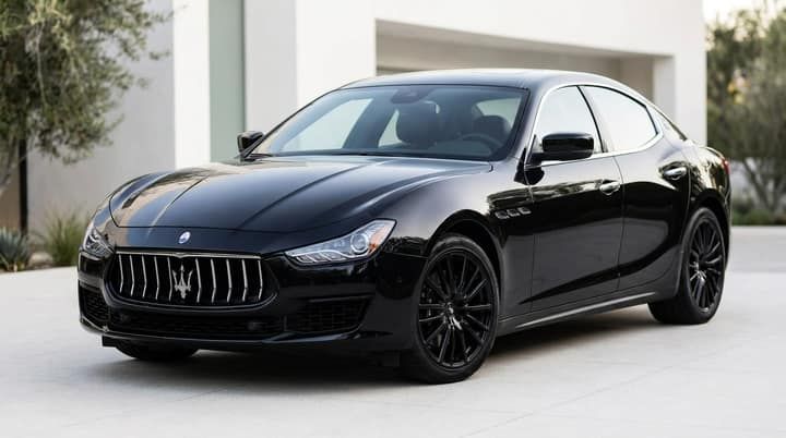 Black Maserati Ghibli