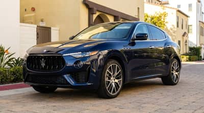 Maserati Levante Blue rental in Los Angeles