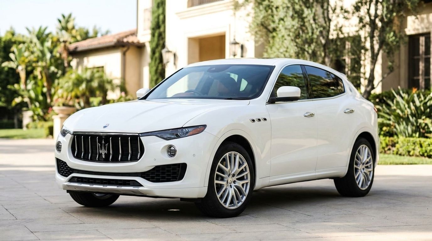 White Maserati Levante, photo 1 of 3