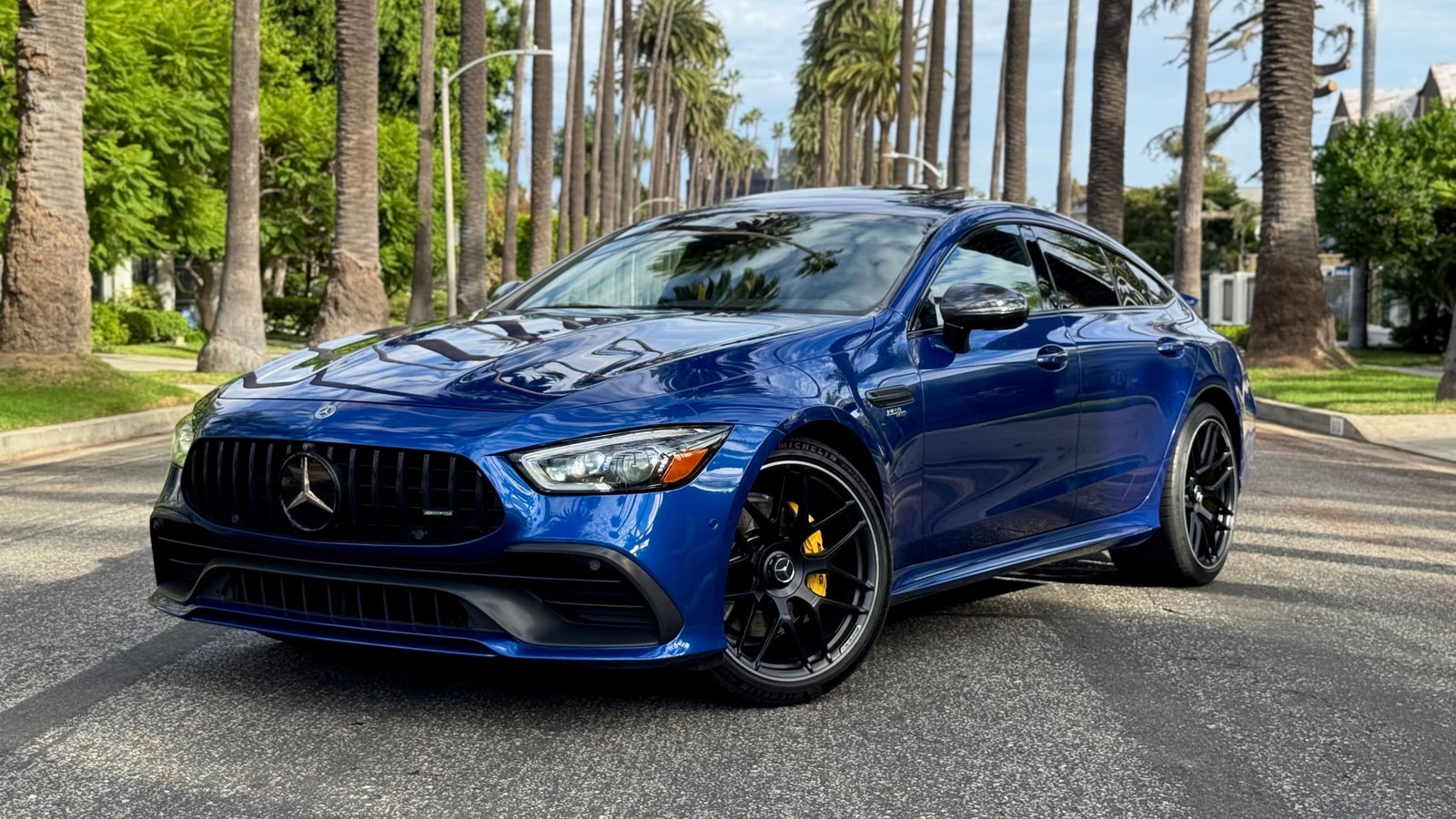 Blue Mercedes AMG GT53, photo 1 of 8