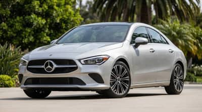 Mercedes CLA 250 Silver rental in Los Angeles