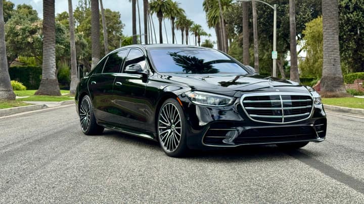 Mercedes S 580 rental in Los Angeles