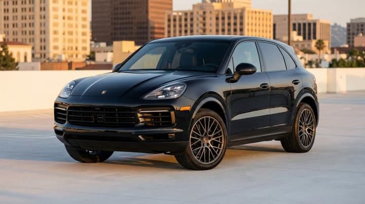 Black Porsche Cayenne