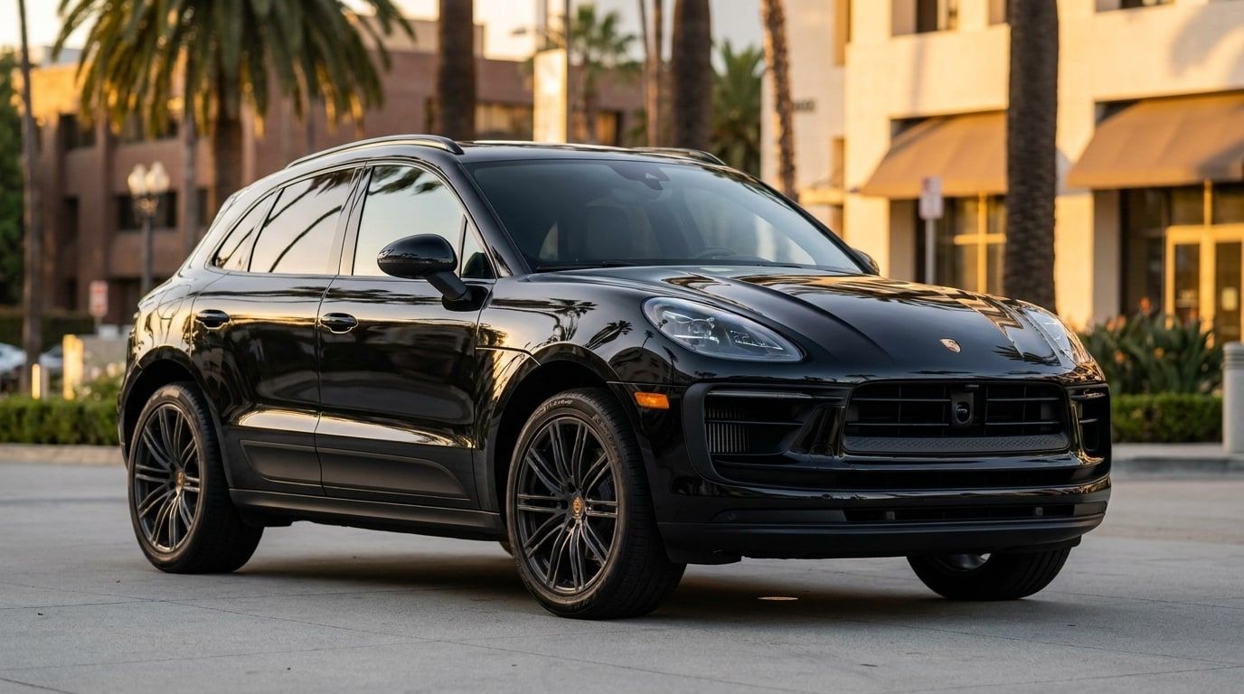 Black Porsche Macan, photo 1 of 6