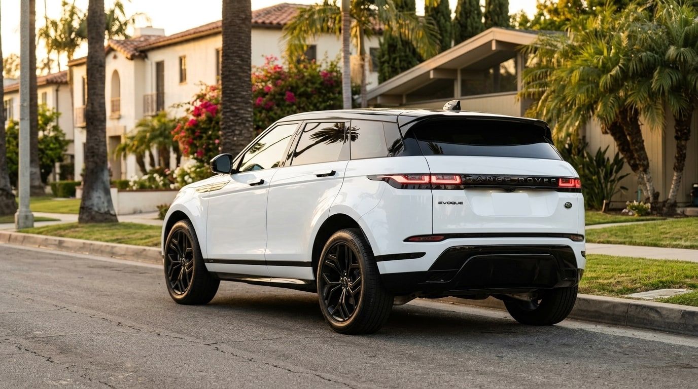 White Land Rover Range Rover Evoque, photo 2 of 3